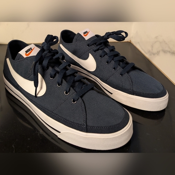 Nike Men's Court Legacy Canvas Sneakers, Navy/White, Size 11 New MSRP $94.99 - Picture 4 of 10
